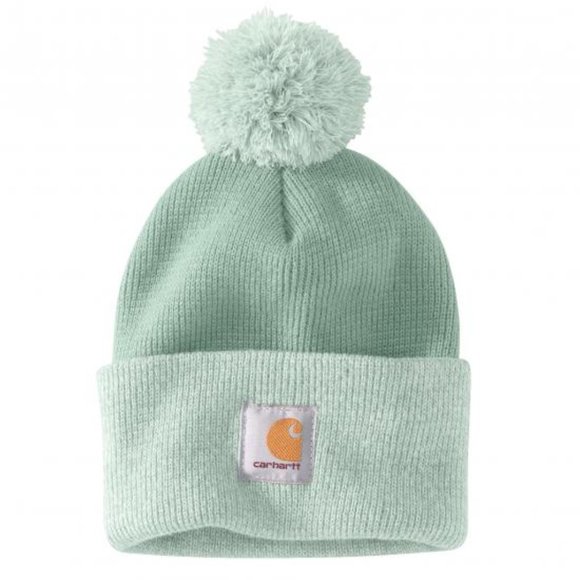 carhartt lookout pom pom hat red